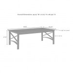 Kaplan Outdoor Metal Coffee Table Oil Rubbed Bronze