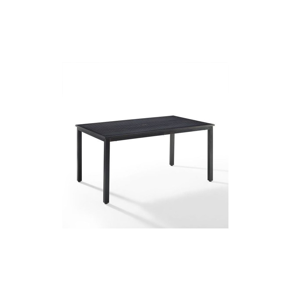 Kaplan Outdoor Metal Dining Table Oil Rubbed Bronze