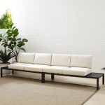 Piermont 2Pc Outdoor Metal Sectional Set Creme