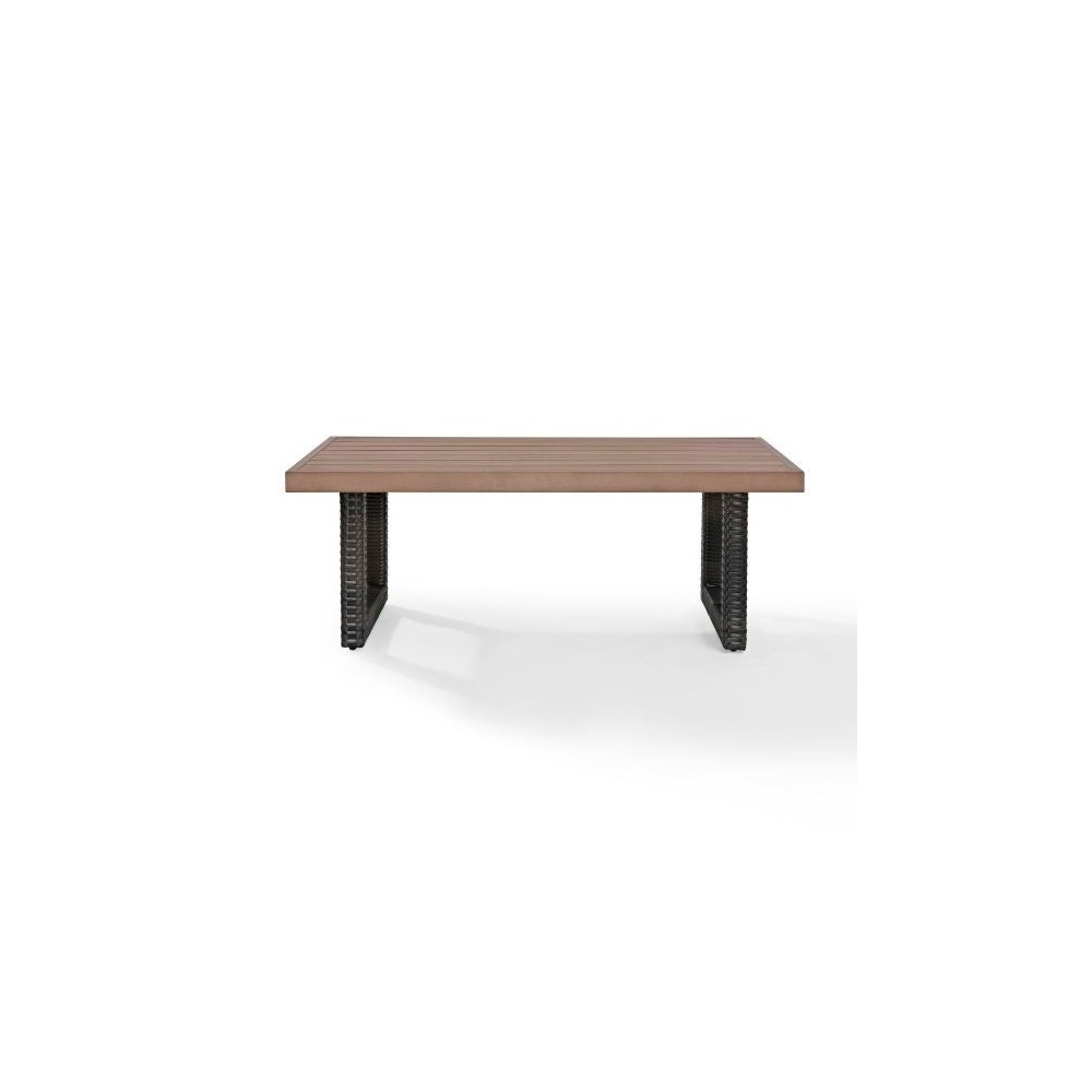 Beaufort Outdoor Wicker Coffee Table Mist/Brown Beaufort Outdoor Wicker Coffee Table Mist/Brown