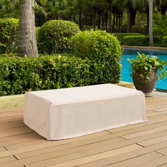 Outdoor Rectangular Table Furniture Cover Tan