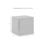 Outdoor End Table Furniture Cover Gray