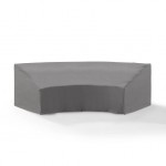 Outdoor Catalina Round Sectional Furniture Cover Gray