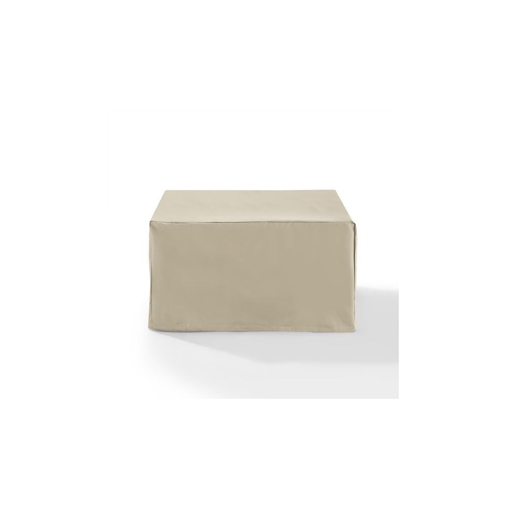 Outdoor Square Table And Ottoman Furniture Cover Tan Outdoor Square Table And Ottoman Furniture Cover Tan