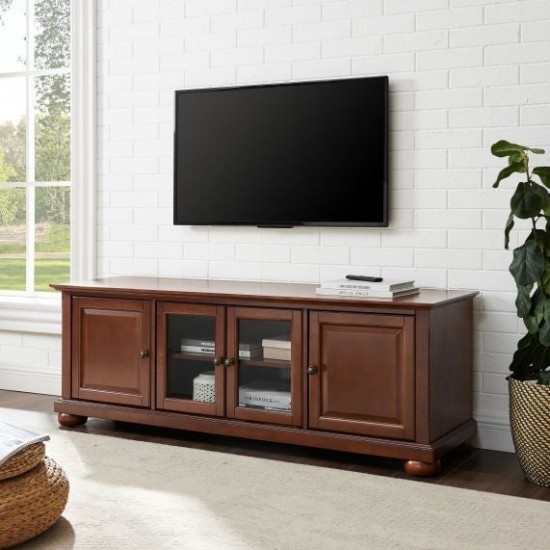 Alexandria 60" Low Profile Tv Stand Mahogany