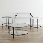 Aimee 4Pc Coffee Table Set Oil Rubbed Bronze - Console, Coffee, 2 End Tables