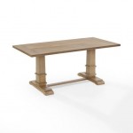 Joanna Dining Table Rustic Brown