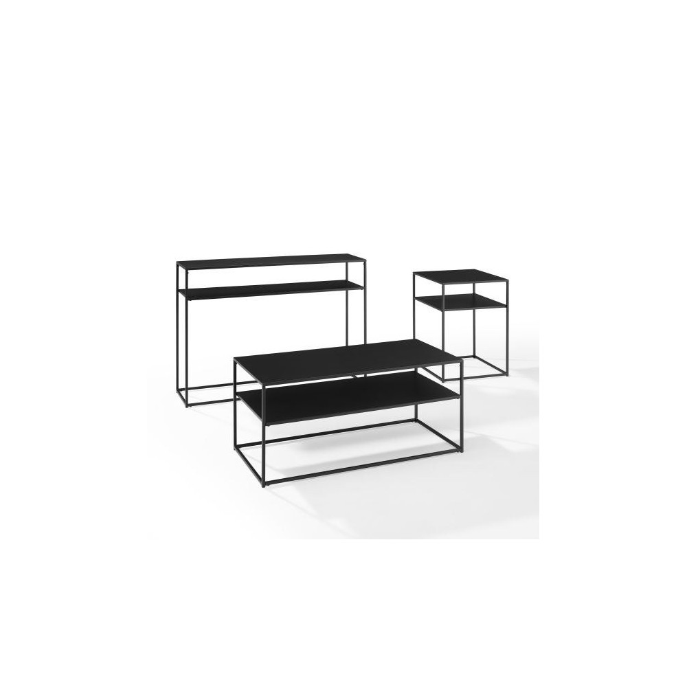 Braxton 3Pc Coffee Table Set - Coffee Table, Console Table, End Table