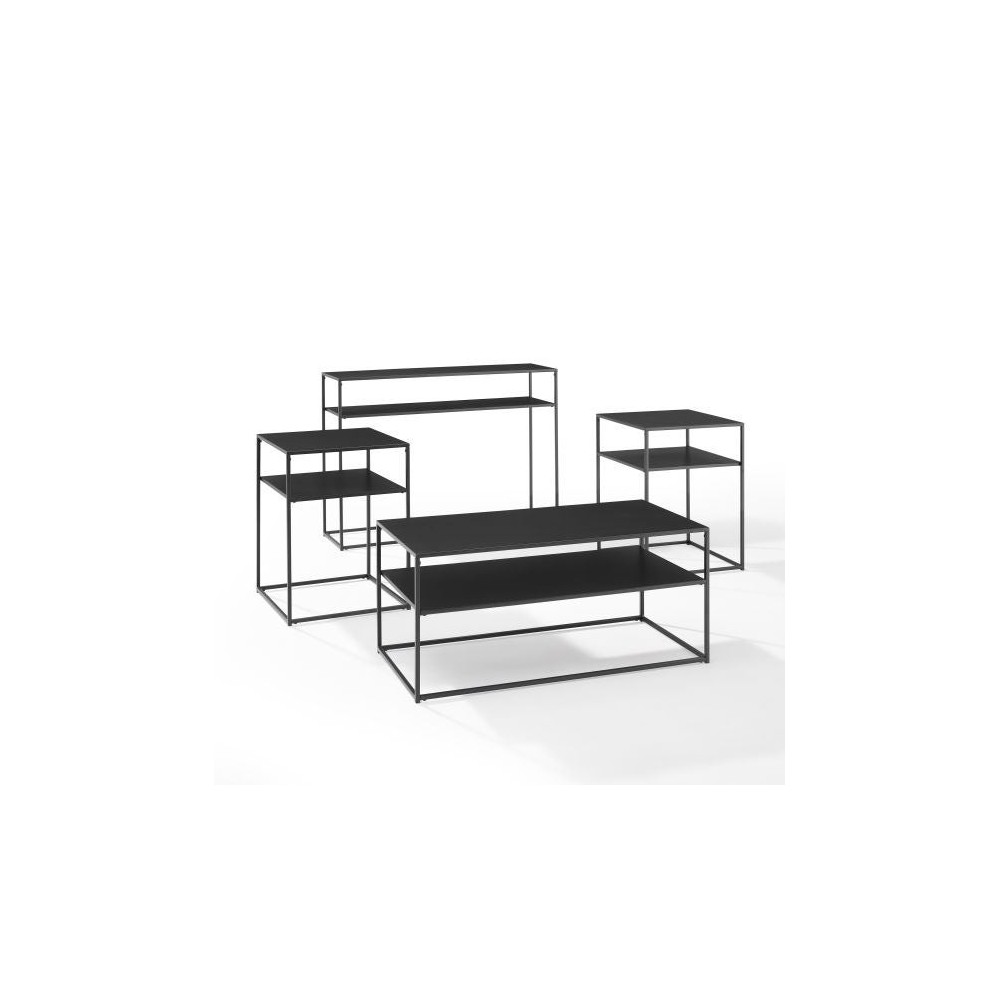 Braxton 4Pc Coffee Table Set - Coffee Table, Console Table, 2 End Tables