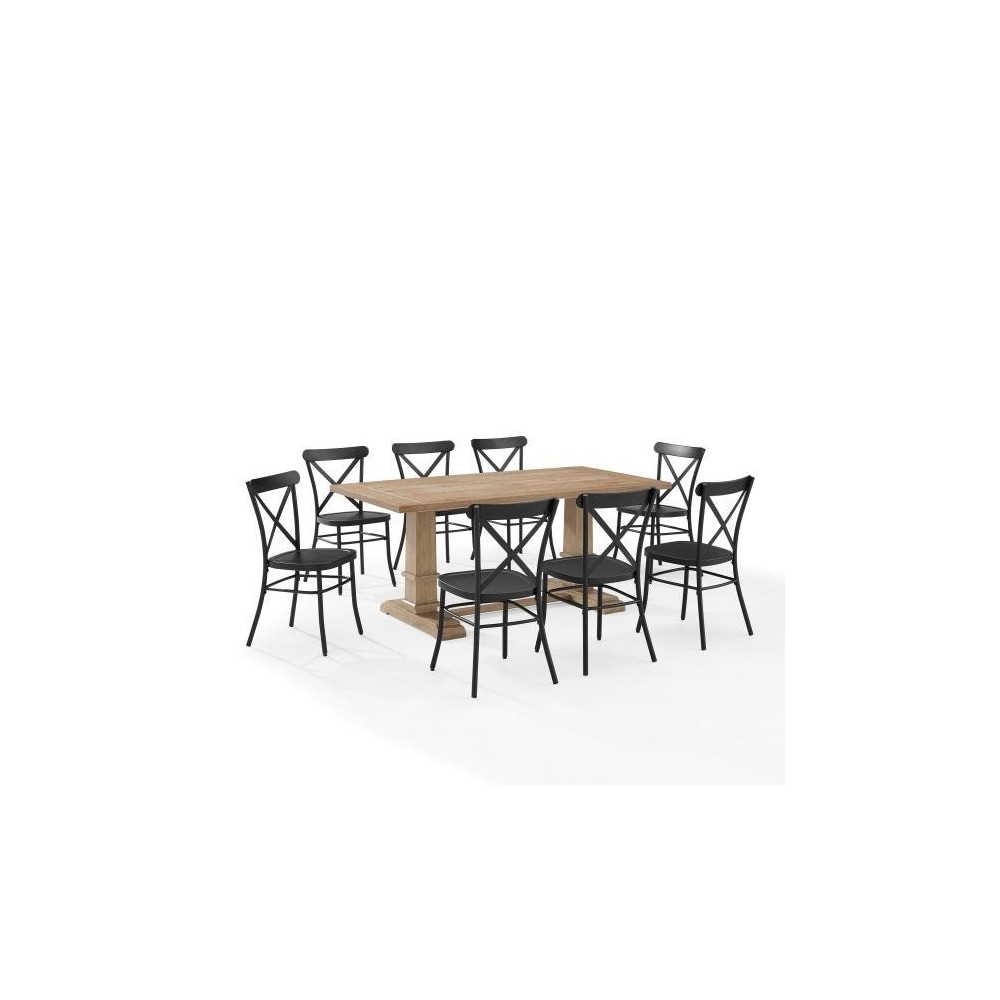 Joanna 9Pc Dining Set W/Camille Chairs- Table & 8 Chairs Joanna 9Pc Dining Set W/Camille Chairs- Table & 8 Chairs