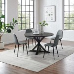 Hayden 5Pc Round Dining Set W/Weston Chairs- Table & 4 Chairs