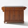 Cambridge Stainless Steel Top Full Size Kitchen Island/Cart Cherry