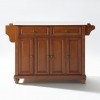 Cambridge Granite Top Full Size Kitchen Island/Cart Cherry/White