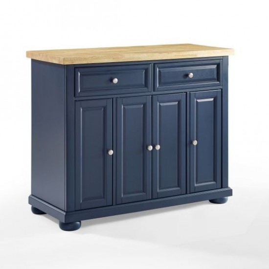 Madison Kitchen Island Navy