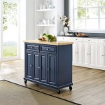 Madison Kitchen Cart Navy