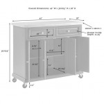 Madison Kitchen Cart Navy