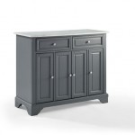 Avery Kitchen Island Distressed Gray