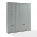 Harper 3Pc Entryway Set Gray - 3 Pantry Closets