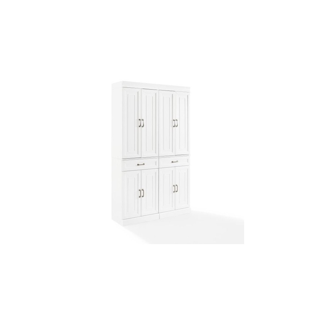 Stanton 2Pc Pantry Set White - 2 Pantries