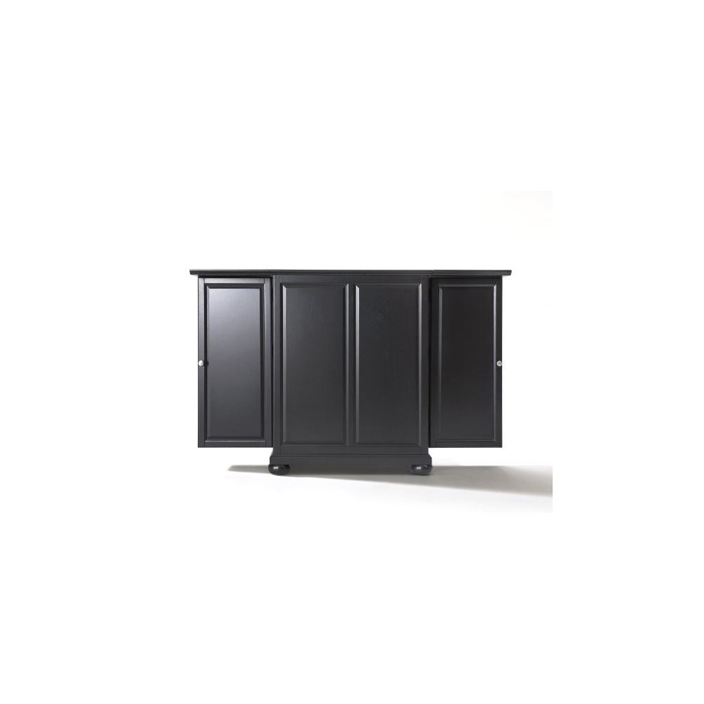 Alexandria Expandable Bar Cabinet Black