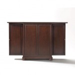 Alexandria Expandable Bar Cabinet Mahogany