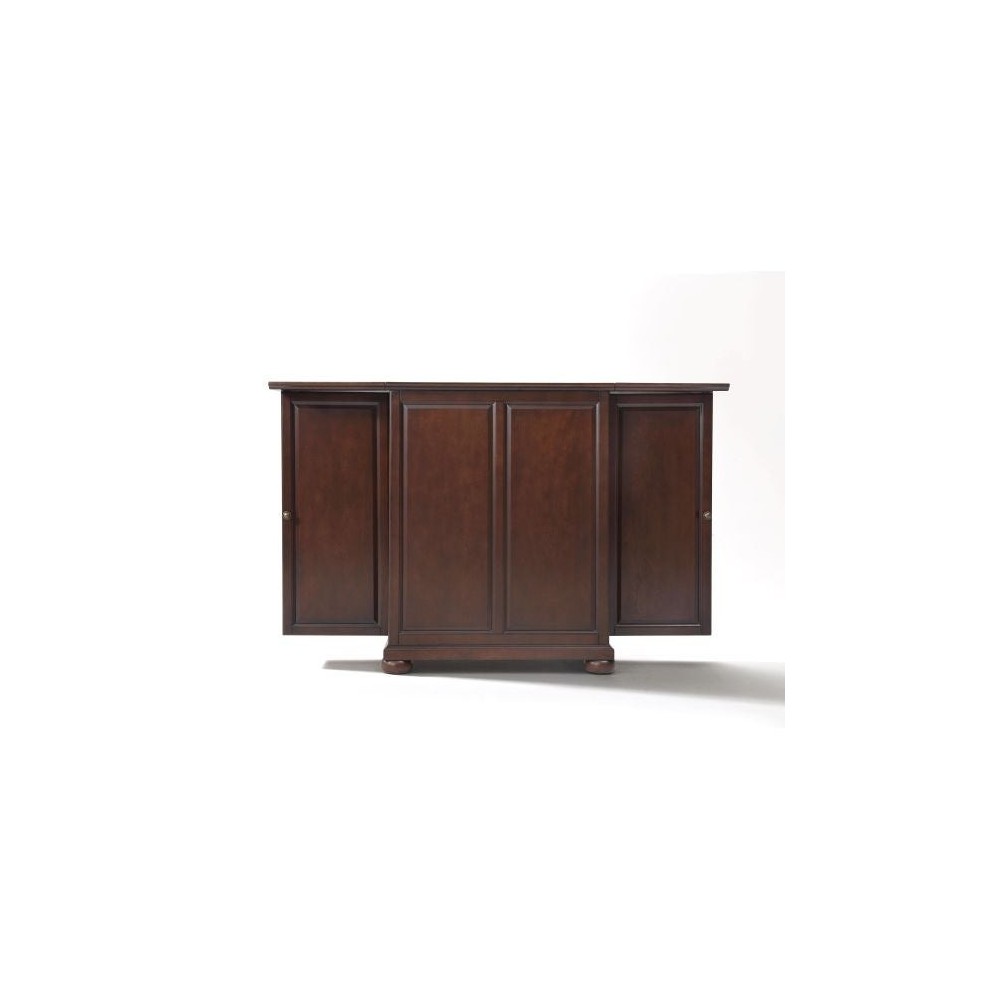 Alexandria Expandable Bar Cabinet Mahogany