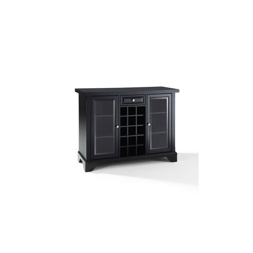 Lafayette Sliding Top Bar Cabinet Black