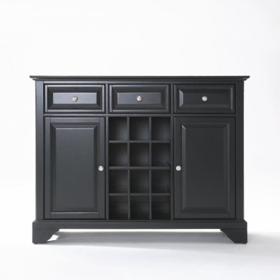 Lafayette Sideboard Cabinet W/Wine Storage Black