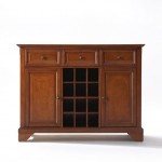 Lafayette Sideboard Cabinet W/Wine Storage Cherry