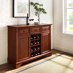Lafayette Sideboard Cabinet W/Wine Storage Cherry