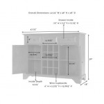 Lafayette Sideboard Cabinet W/Wine Storage Cherry