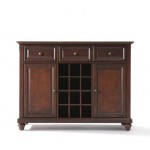 Cambridge Sideboard Cabinet W/Wine Storage Mahogany