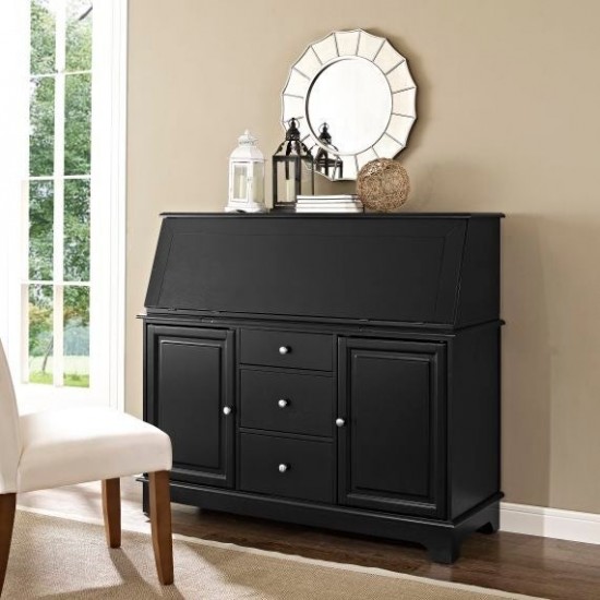 Sullivan Secretary Desk Black