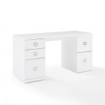 Harper File Cabinet Desk White