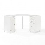 Palmetto Corner Desk White