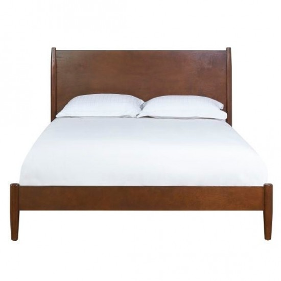 Landon Queen Bed Mahogany - Headboard, Footboard, Rails