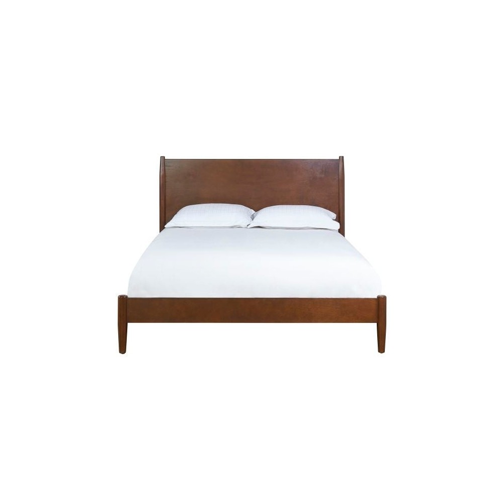 Landon Queen Bed Mahogany - Headboard, Footboard, Rails