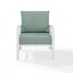 Kaplan Outdoor Metal Armchair Mist/White