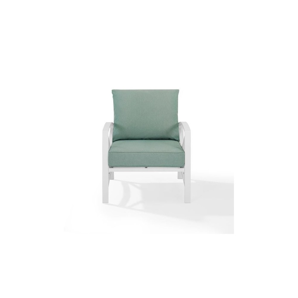 Kaplan Outdoor Metal Armchair Mist/White