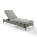 Bradenton Outdoor Wicker Chaise Lounge Gray/Gray