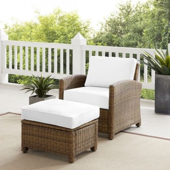 Bradenton 2Pc Outdoor Armchair Set - Sunbrella (Armchair & Ottoman)