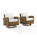 Bradenton 2Pc Swivel Rocker Chair Set - Sunbrella- 2 Swivel Rockers