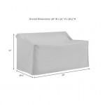 2Pc Furniture Cover Set Tan - Loveseat & Coffee Table