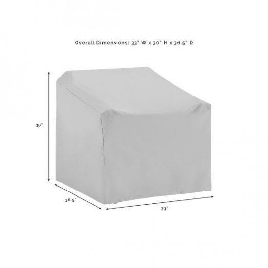 3Pc Furniture Cover Set Gray - Loveseat, Chair, Coffee Table