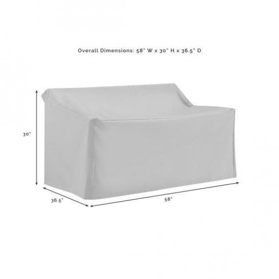 3Pc Furniture Cover Set Tan - Loveseat, Chair, Coffee Table