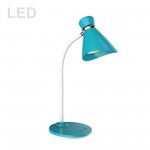 6W LED Desk Lamp Blue Finish