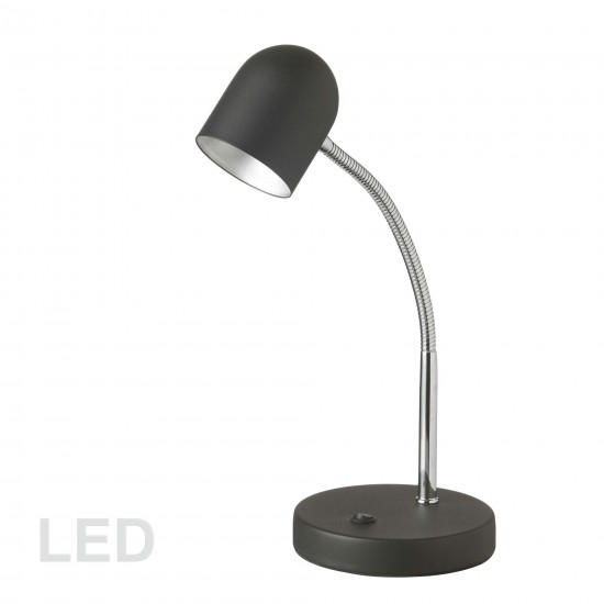 5 Watt LED Table Lamp, Satin Black Finish