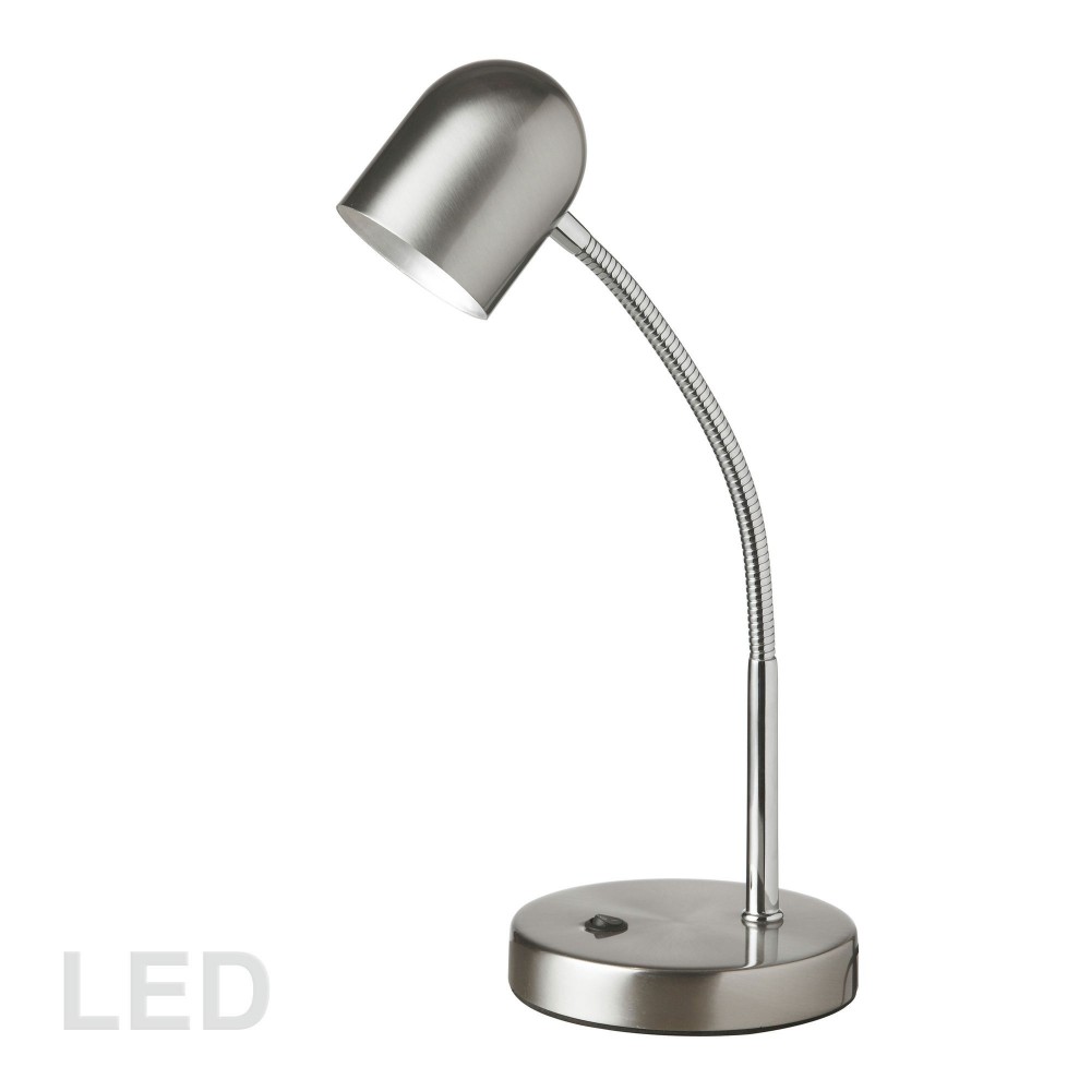 5 Watt LED Table Lamp, Satin Chrome Finish