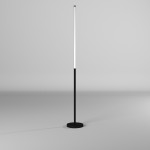 22W LED Floor Lamp Matte Black Finish