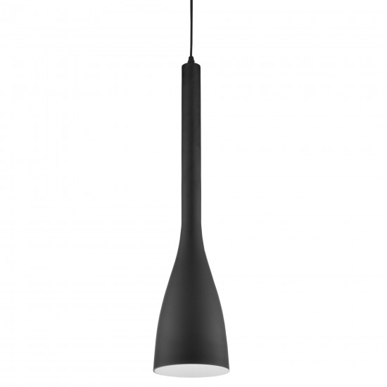 Pendant, Matte Black Finish, 480-1P-BK